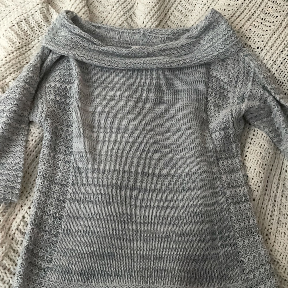 Off the shoulder sweater